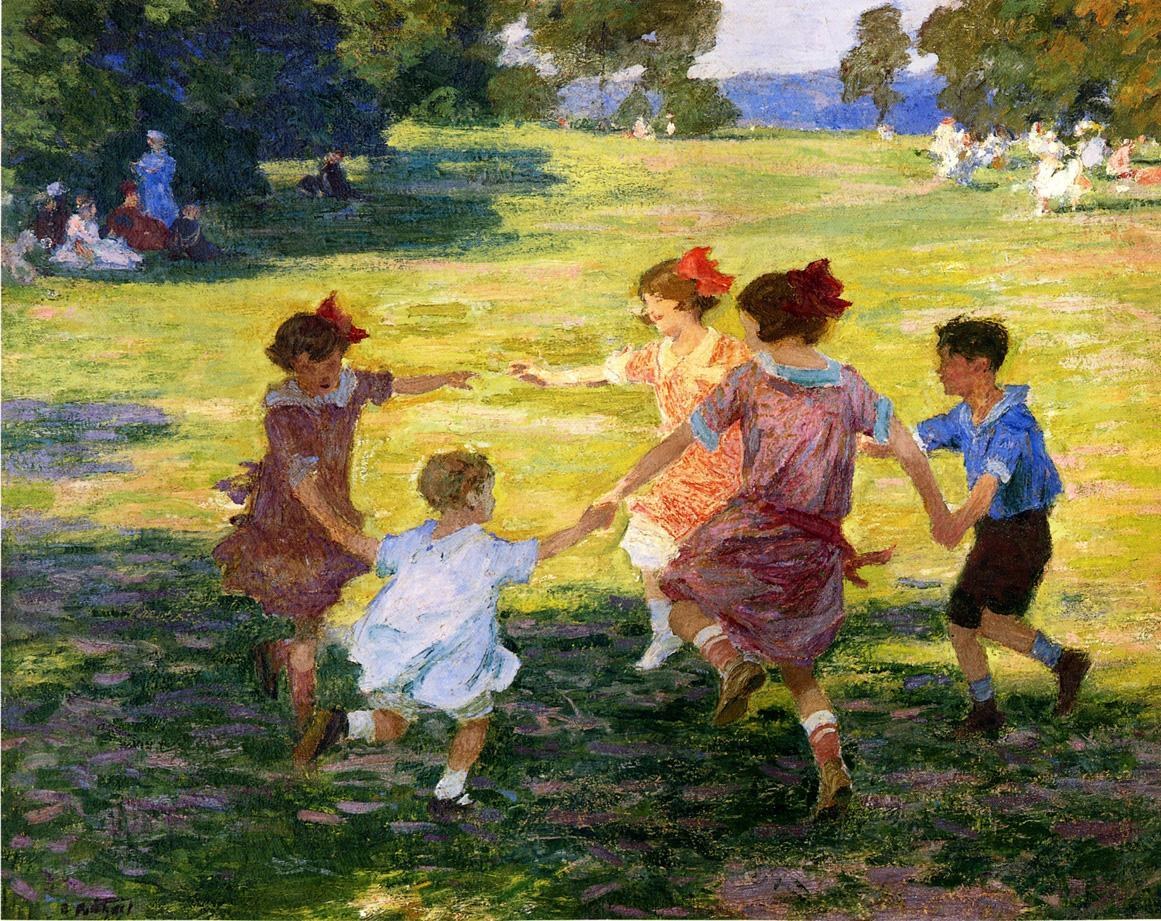 Edward Henry Potthast Ring Around the Rosie